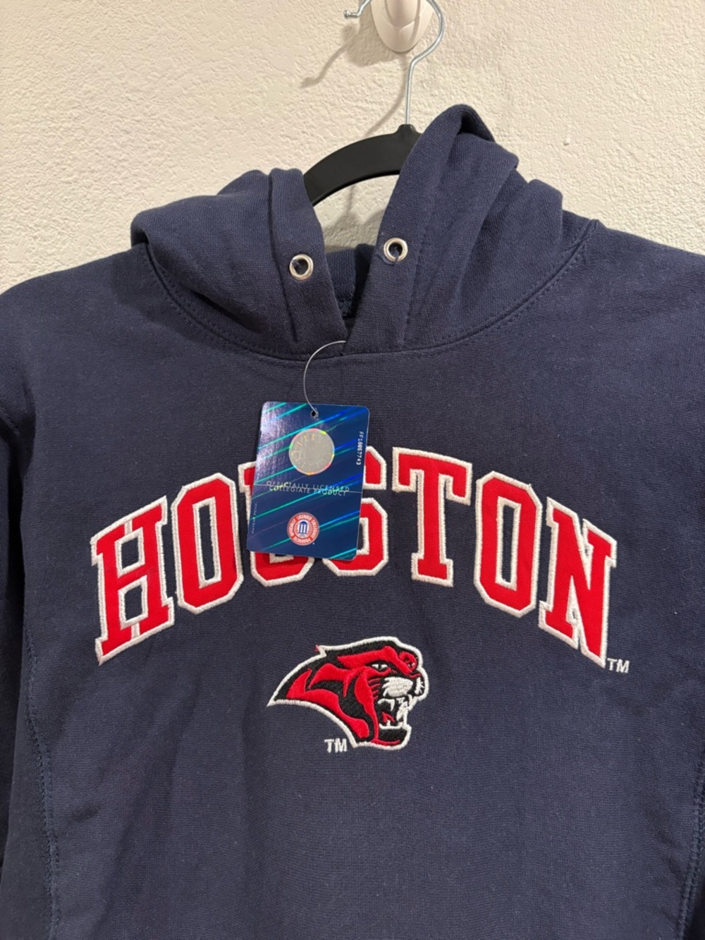 Vintage Steve & Barry’s University of Houston Cougars Youth Hoodie Size Small - Picture 7 of 10